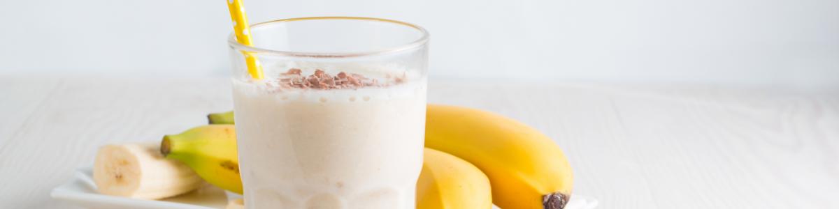 Shake prot&eacute;in&eacute; banane